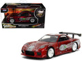 Dom's Mazda RX-7 Candy Red with Graphics 'The Fast and the Furious' (2001) Movie '25 Years of Fast & Furious' Series 1/32 Diecast Model Car by Jada