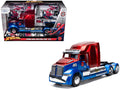 Western Star 57X Truck Tractor 'Spider-Man' Blue and Red Metallic 'Hollywood Rides' Series 1/24 Diecast Model by Jada