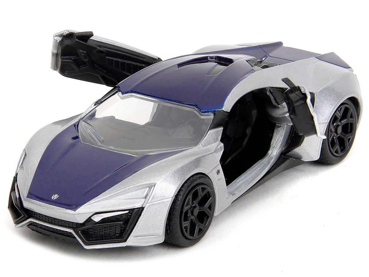 Lykan Hypersport Silver Metallic and Purple 'Pink Slips' Series 1/32 Diecast Model Car by Jada