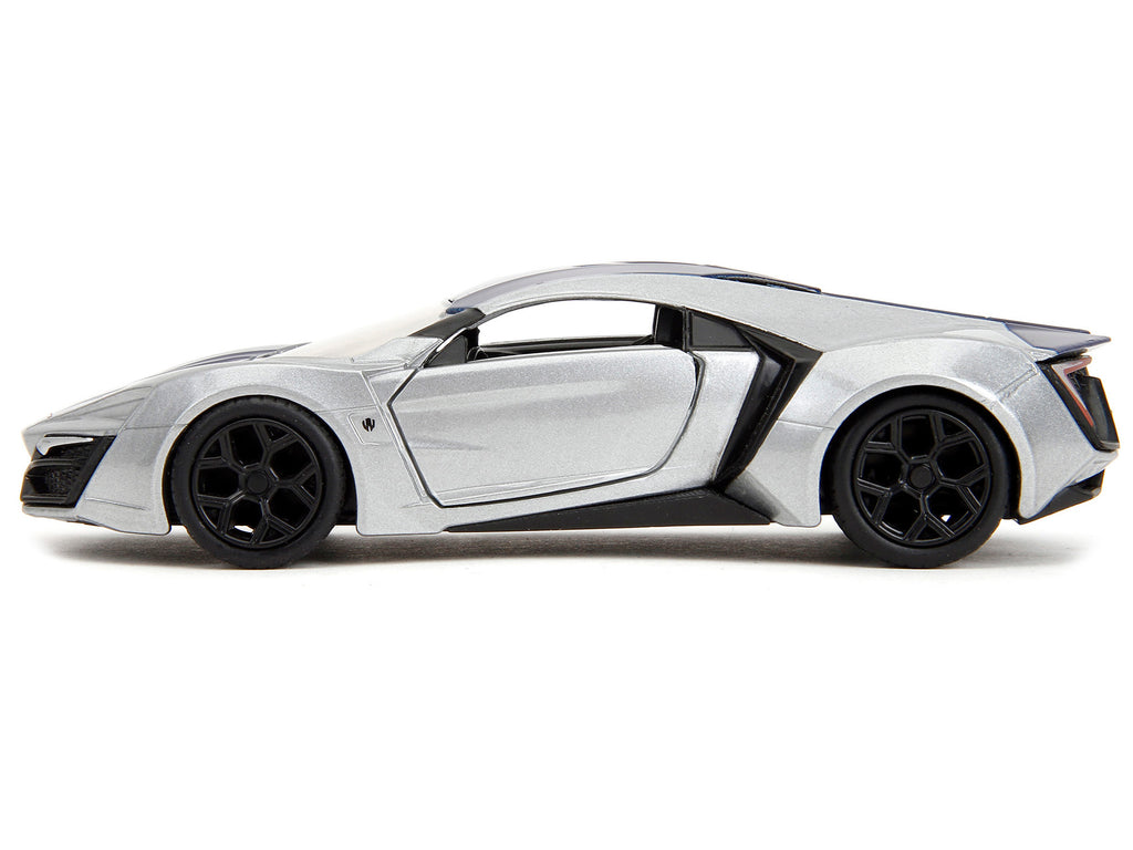 Lykan Hypersport Silver Metallic and Purple 'Pink Slips' Series 1/32 Diecast Model Car by Jada