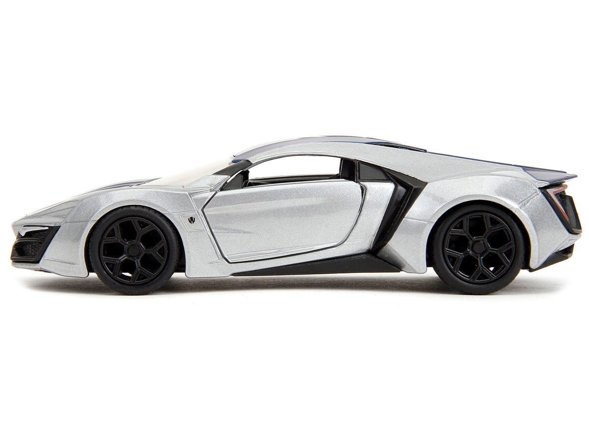 Lykan Hypersport Silver Metallic and Purple 'Pink Slips' Series 1/32 Diecast Model Car by Jada