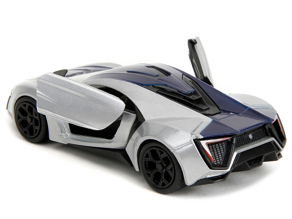 Lykan Hypersport Silver Metallic and Purple 'Pink Slips' Series 1/32 Diecast Model Car by Jada
