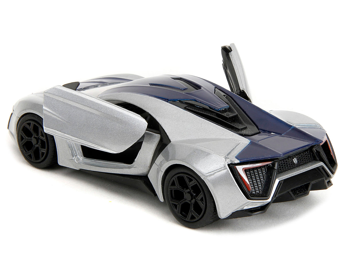 Lykan Hypersport Silver Metallic and Purple 'Pink Slips' Series 1/32 Diecast Model Car by Jada