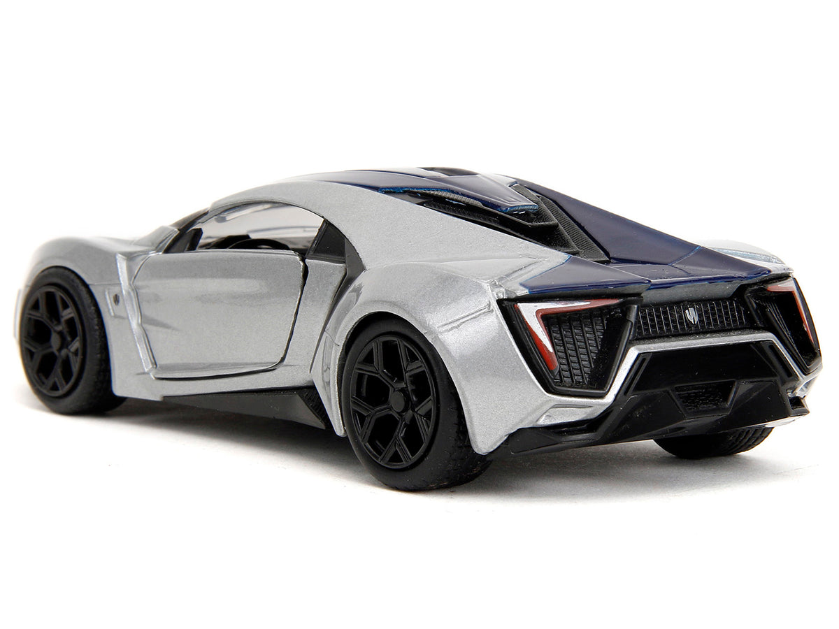 Lykan Hypersport Silver Metallic and Purple 'Pink Slips' Series 1/32 Diecast Model Car by Jada