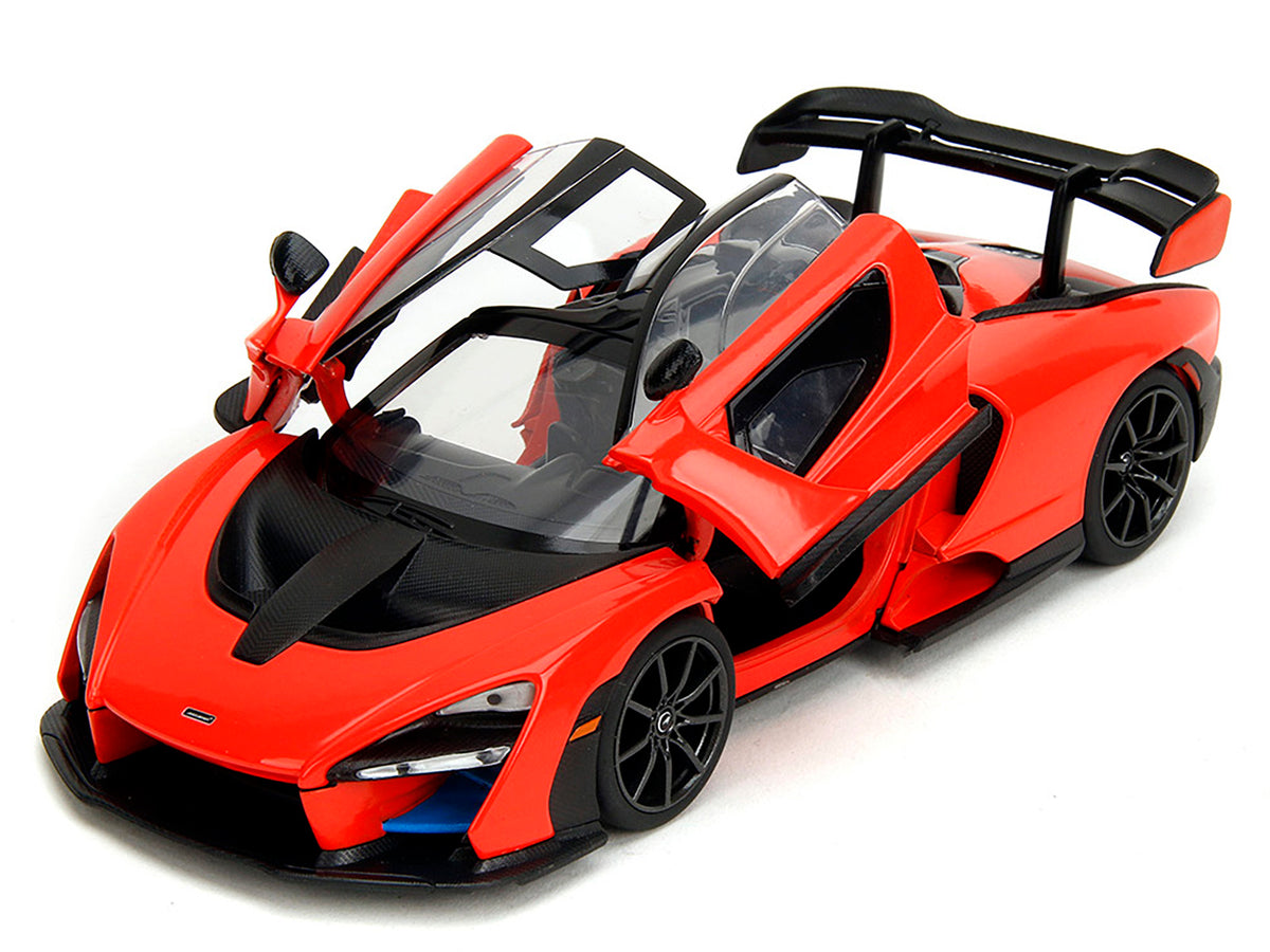 McLaren Senna Red and Black 'Fast X' (2023) Movie 'Fast & Furious' Series 1/24 Diecast Model Car by Jada