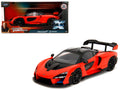 McLaren Senna Red and Black 'Fast X' (2023) Movie 'Fast & Furious' Series 1/24 Diecast Model Car by Jada
