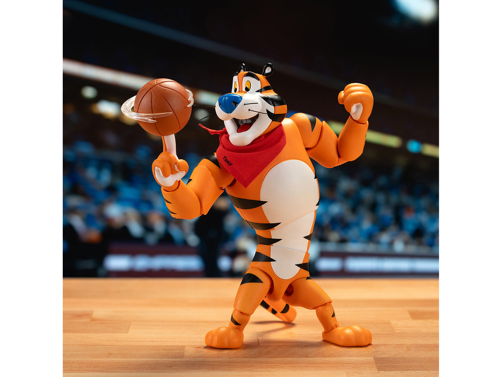Tony the Tiger 6.75' Moveable Figure with Alternate Hands and Accessories 'Kellogg's Frosted Flakes' Model by Jada