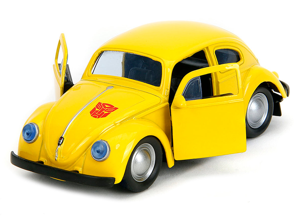 Volkswagen Beetle 'Bumblebee' Yellow 'Transformers' 'Hollywood Rides' Series 1/32 Diecast Model Car by Jada