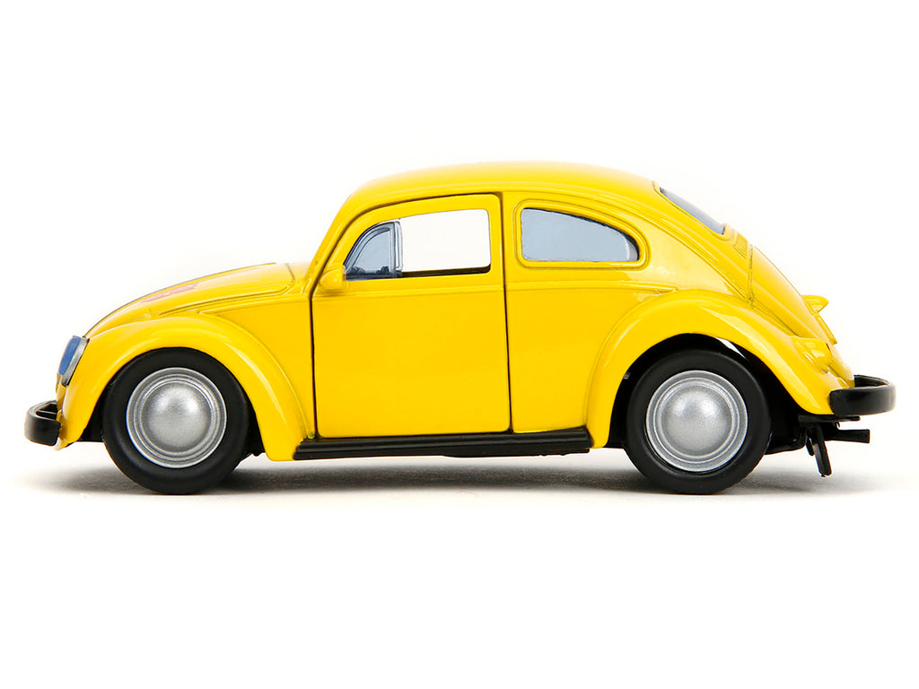 Volkswagen Beetle 'Bumblebee' Yellow 'Transformers' 'Hollywood Rides' Series 1/32 Diecast Model Car by Jada