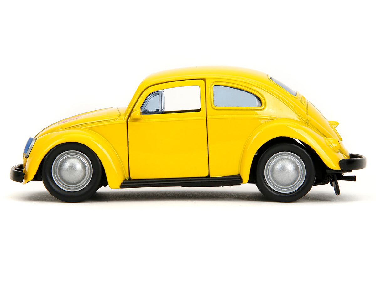 Volkswagen Beetle 'Bumblebee' Yellow 'Transformers' 'Hollywood Rides' Series 1/32 Diecast Model Car by Jada