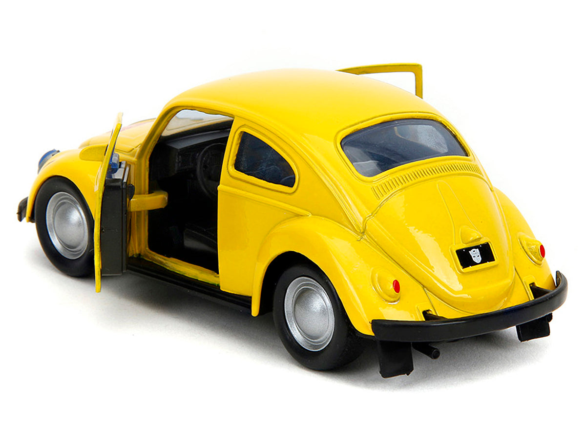 Volkswagen Beetle 'Bumblebee' Yellow 'Transformers' 'Hollywood Rides' Series 1/32 Diecast Model Car by Jada