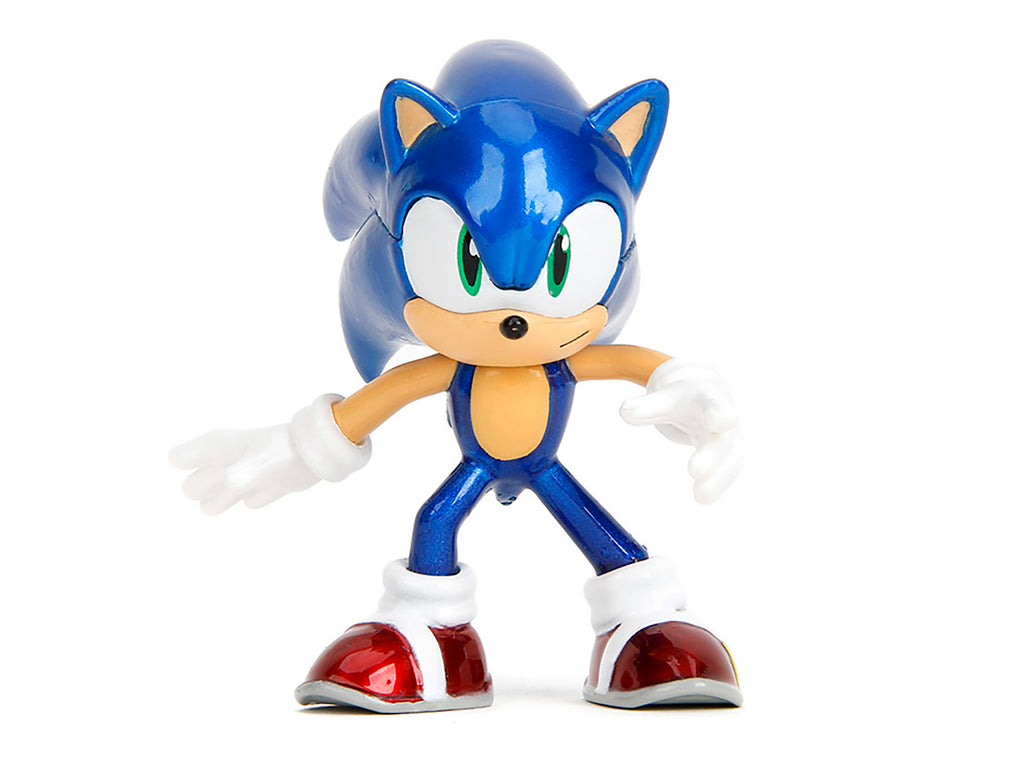 Set of 4 Diecast Figures 'Sonic the Hedgehog' Video Game 'Metalfigs' Series Diecast Models by Jada