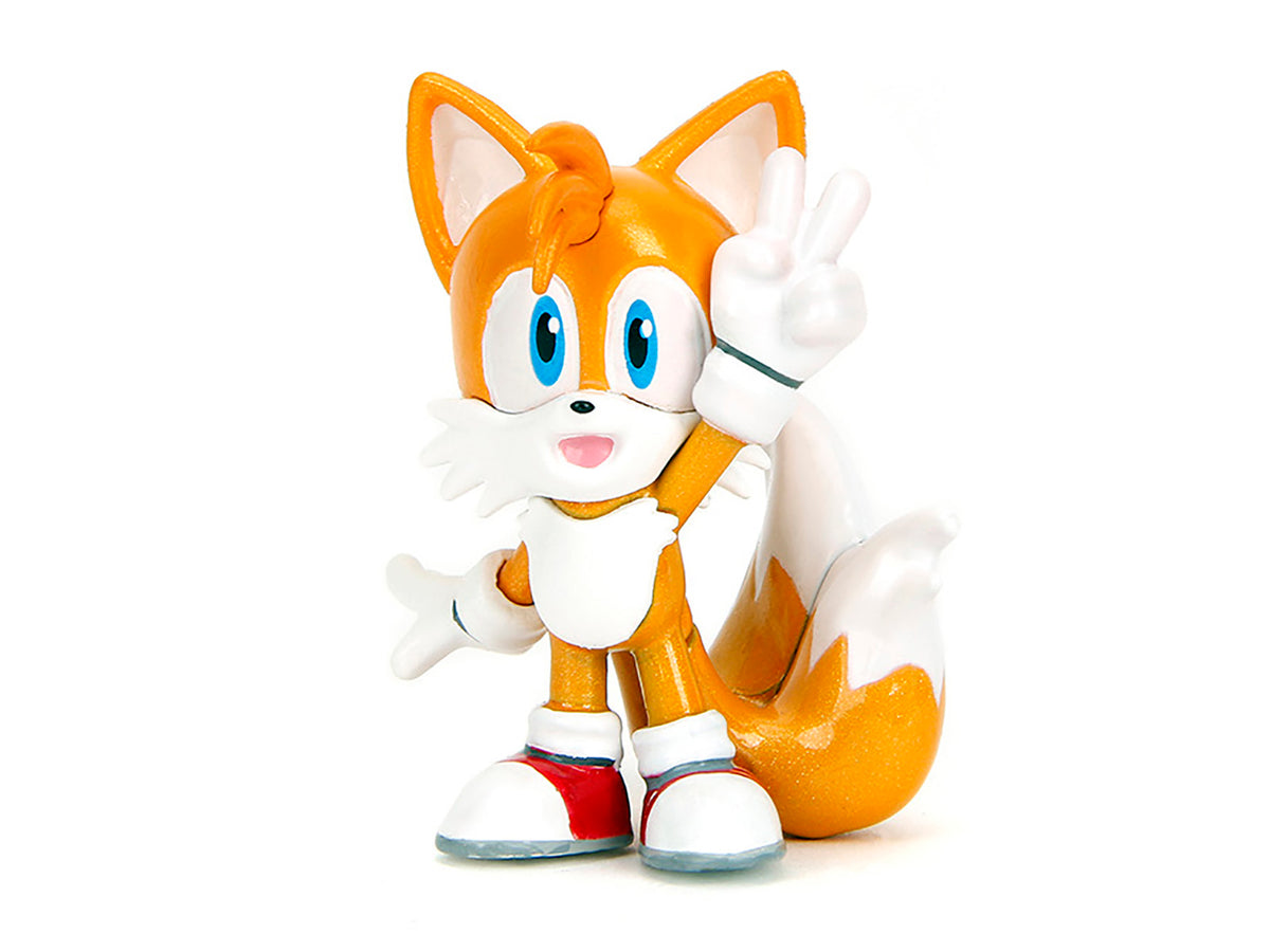 Set of 4 Diecast Figures 'Sonic the Hedgehog' Video Game 'Metalfigs' Series Diecast Models by Jada