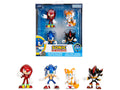 Set of 4 Diecast Figures 'Sonic the Hedgehog' Video Game 'Metalfigs' Series Diecast Models by Jada