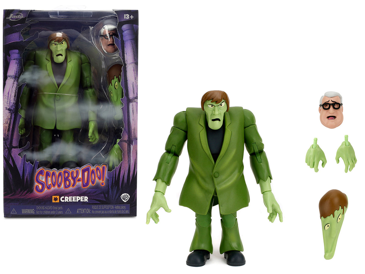 Creeper 6' Moveable Figure with Accessories and Alternate Head and Hands 'Scooby-Doo!' Franchise Model by Jada