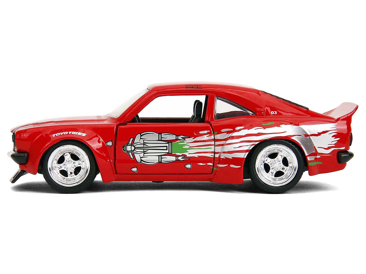 1974 Mazda RX-3 Red with Graphics 'Fast & Furious' Series 1/32 Diecast Model Car by Jada