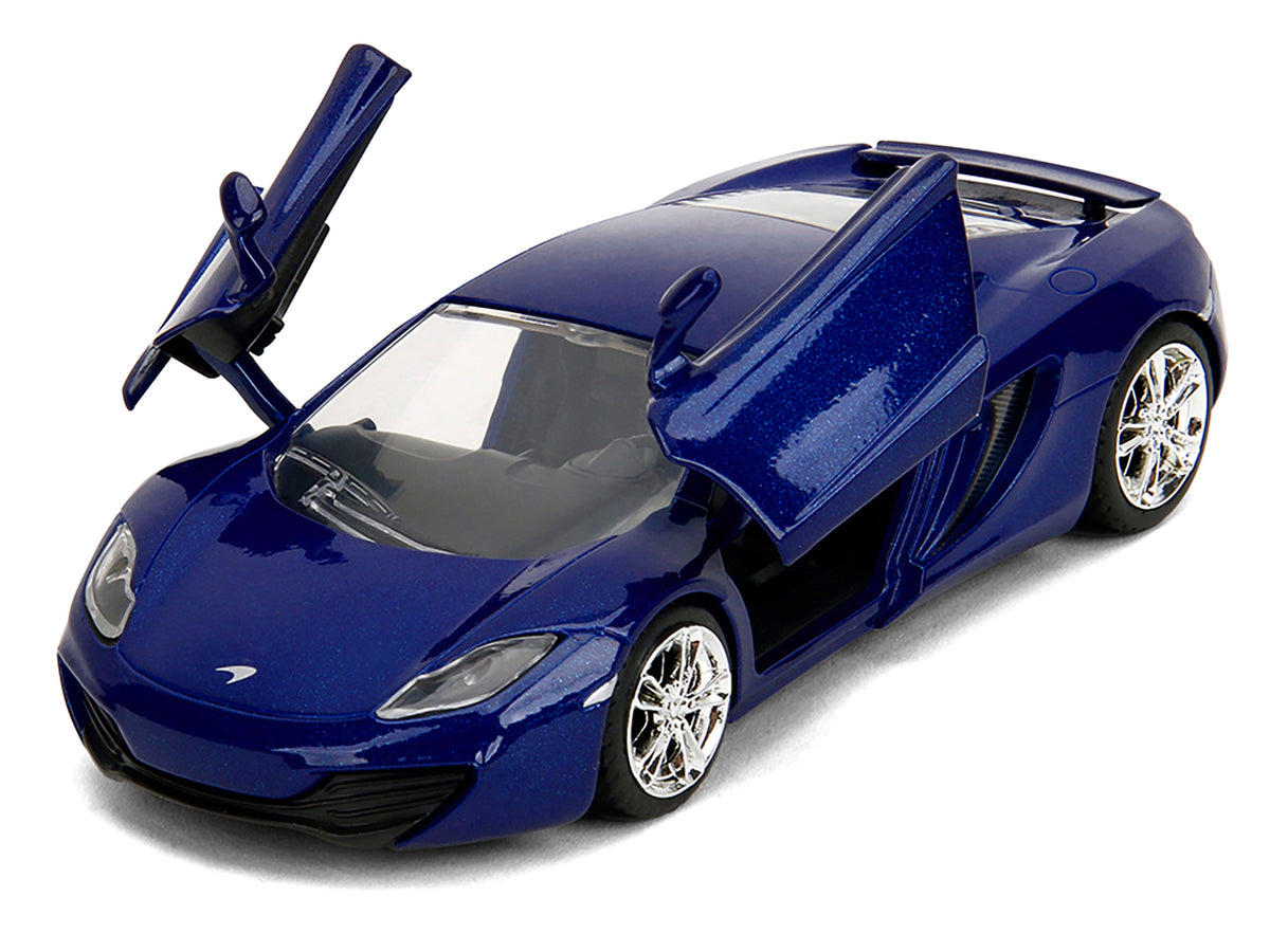 McLaren MP4.12C Blue Metallic 'Furious 7' (2015) Movie 'Fast & Furious' Series 1/32 Diecast Model Car by Jada