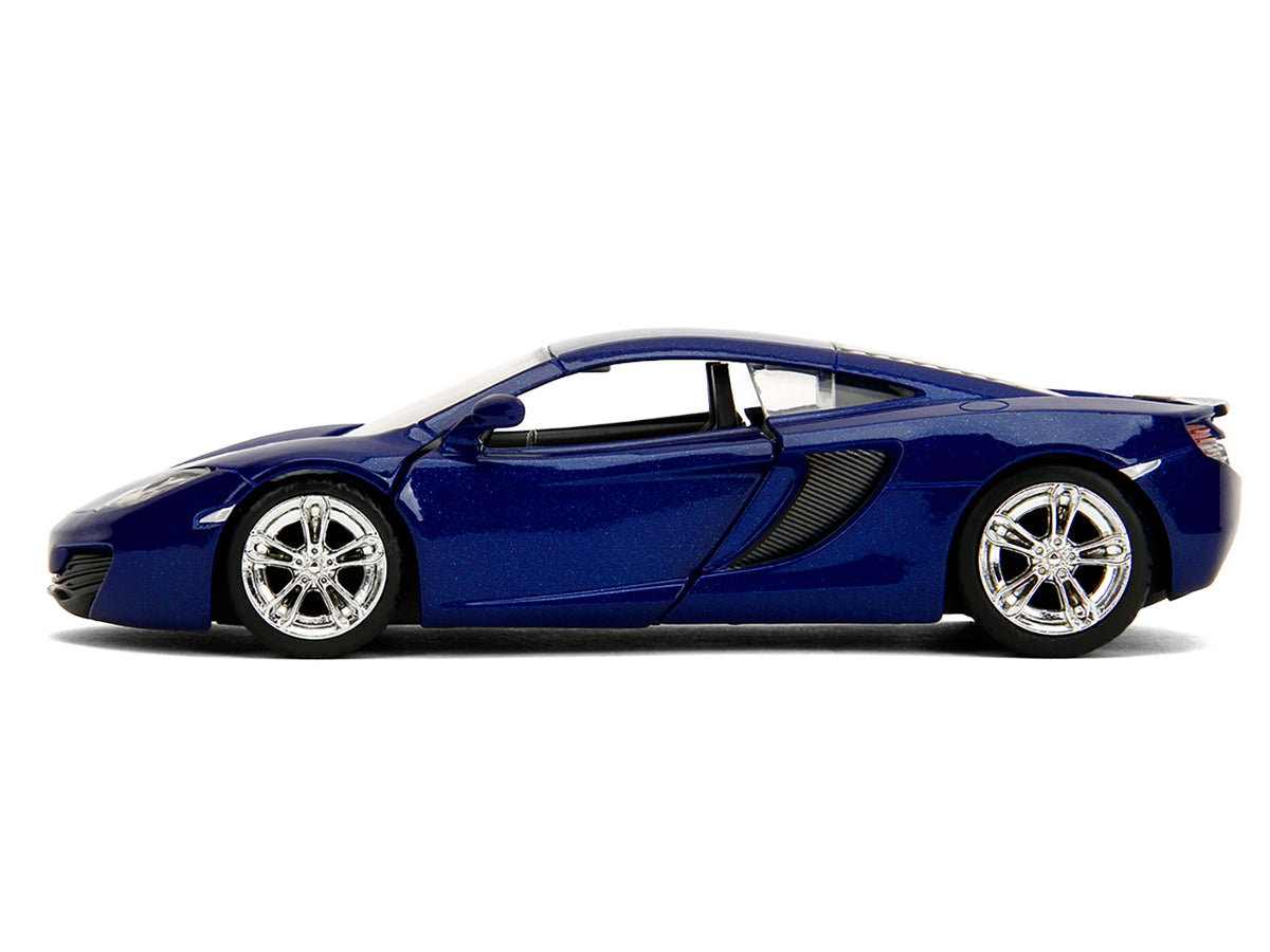 McLaren MP4.12C Blue Metallic 'Furious 7' (2015) Movie 'Fast & Furious' Series 1/32 Diecast Model Car by Jada