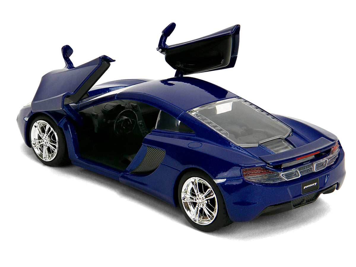 McLaren MP4.12C Blue Metallic 'Furious 7' (2015) Movie 'Fast & Furious' Series 1/32 Diecast Model Car by Jada