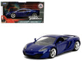 McLaren MP4.12C Blue Metallic 'Furious 7' (2015) Movie 'Fast & Furious' Series 1/32 Diecast Model Car by Jada