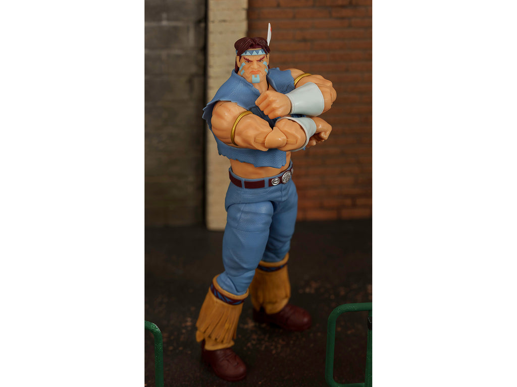 T. Hawk 7.5' Moveable Figure with Accessories and Alternate Head and Hands 'Ultra Street Fighter II: The Final Challengers' (2017) Video Game Model by Jada