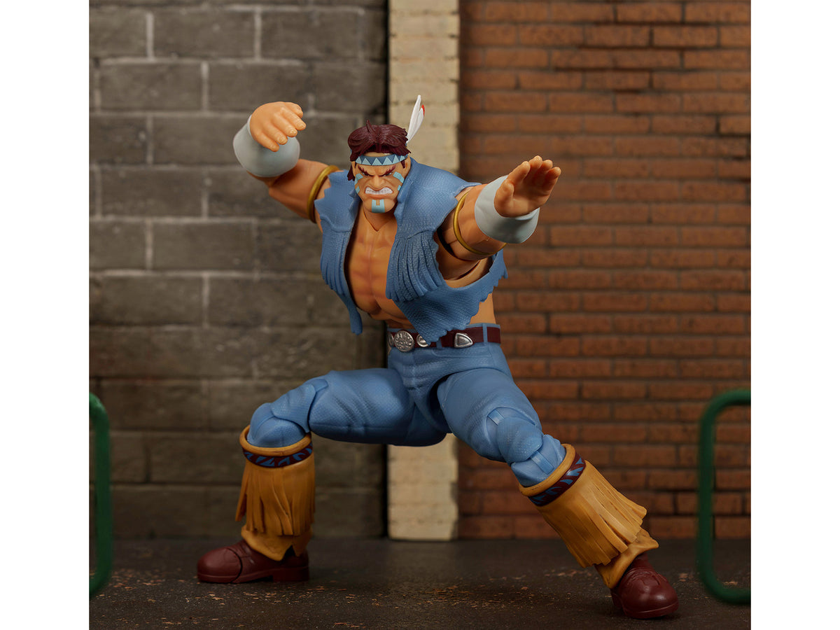 T. Hawk 7.5' Moveable Figure with Accessories and Alternate Head and Hands 'Ultra Street Fighter II: The Final Challengers' (2017) Video Game Model by Jada