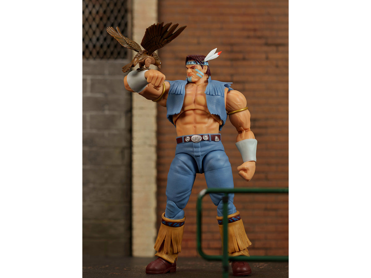 T. Hawk 7.5' Moveable Figure with Accessories and Alternate Head and Hands 'Ultra Street Fighter II: The Final Challengers' (2017) Video Game Model by Jada