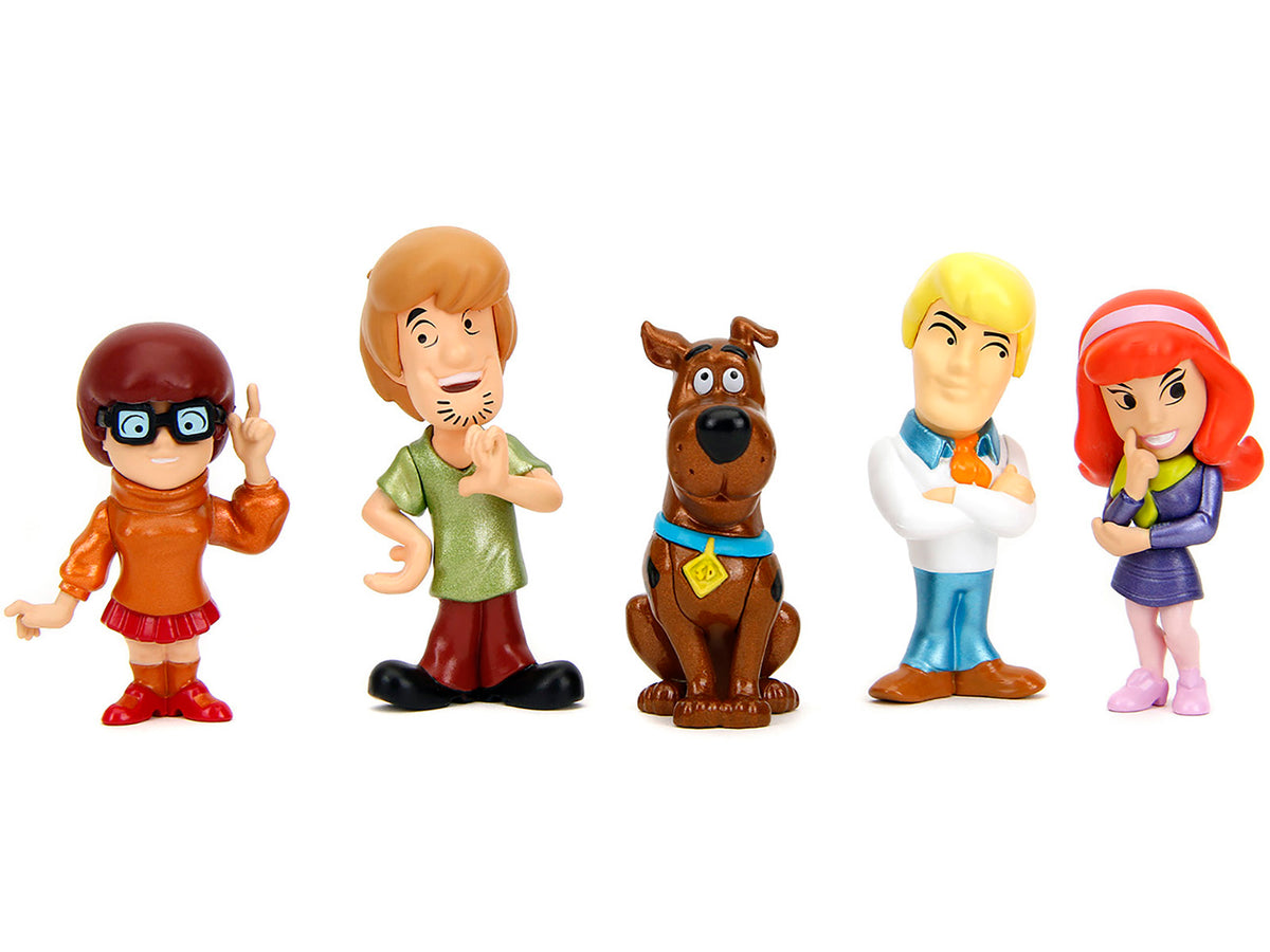 Set of 5 Diecast Figures 'Scooby-Doo' TV Series 'Metalfigs' Series Diecast Models by Jada