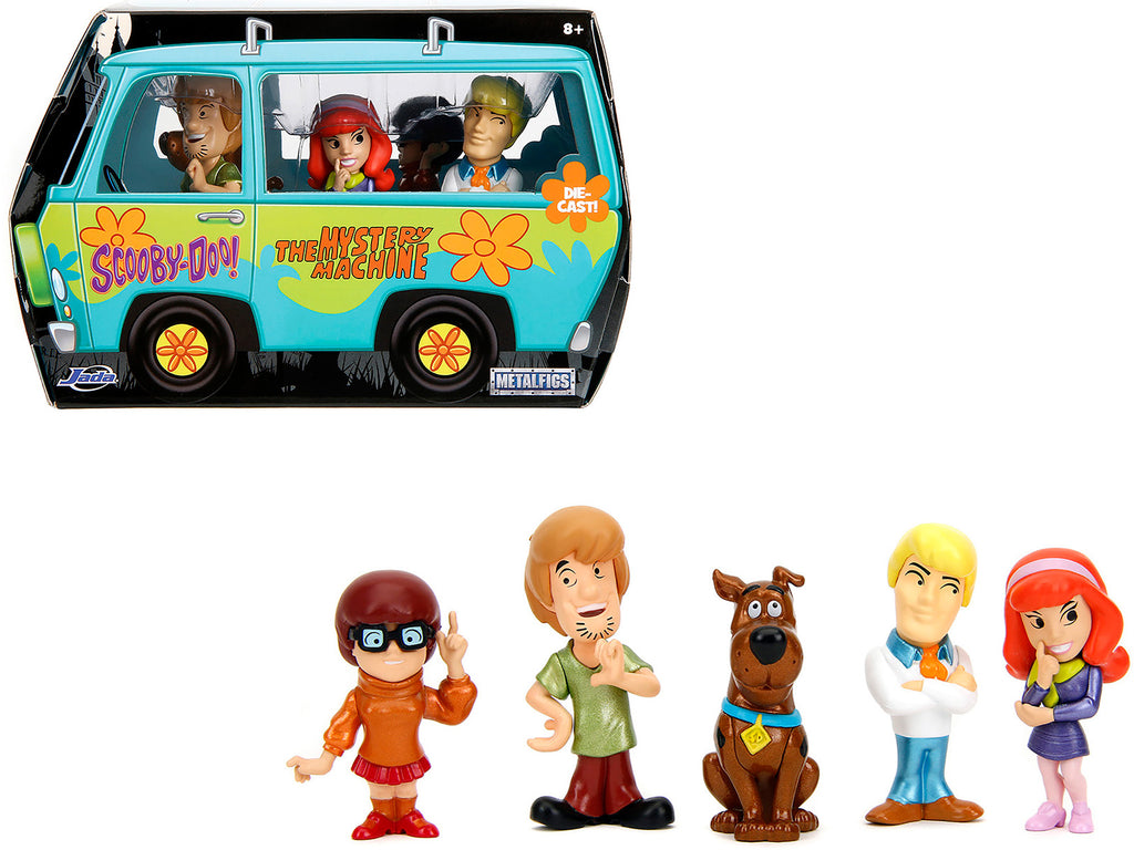 Set of 5 Diecast Figures 'Scooby-Doo' TV Series 'Metalfigs' Series Diecast Models by Jada