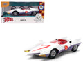 Mach 5 White with Red Stripes and Interior 'Speed Racer' (1967) TV Series 'Anime Hollywood Rides' Series 1/32 Diecast Model Car by Jada