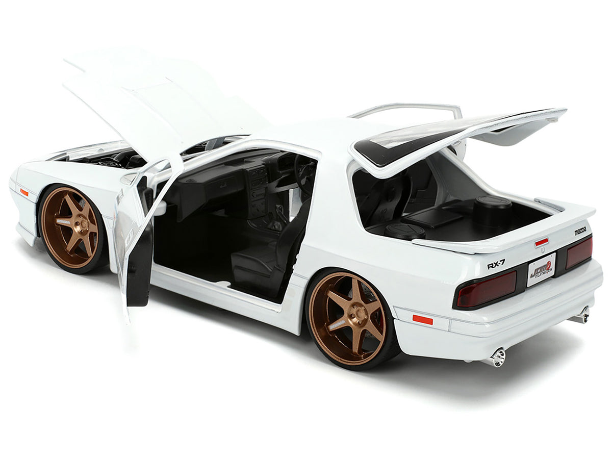 1985 Mazda RX-7 White 'JDM Tuners' Series 1/24 Diecast Model Car by Jada