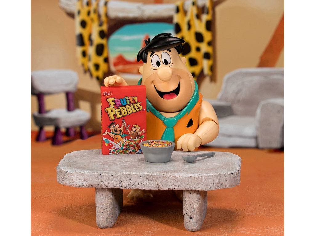 Fred Flintstone 6' Moveable Figure with Accessories and Alternate Head and Hands 'The Flintstones - Post Fruity Pebbles' Model by Jada