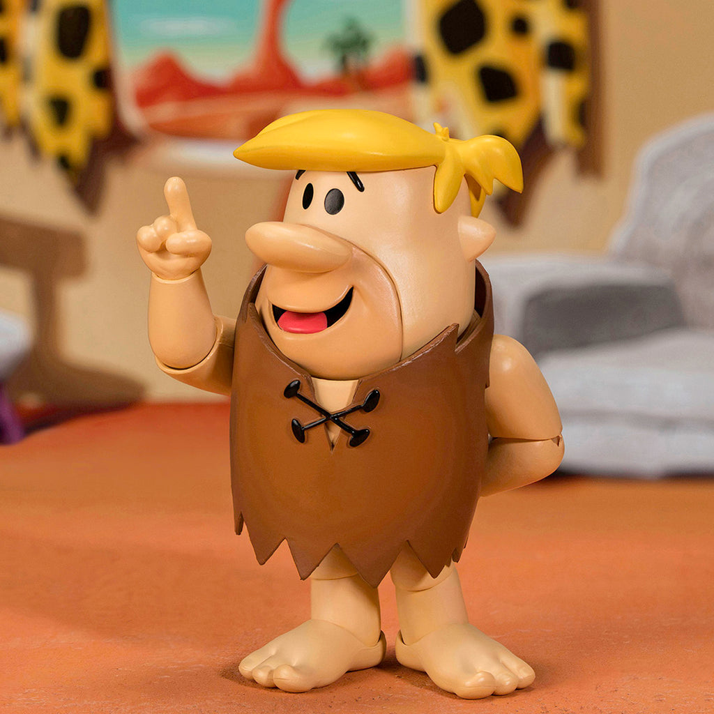 Barney Rubble 4.5' Moveable Figure with Accessories and Alternate Head and Hands 'The Flintstones - Post Cocoa Pebbles' Model by Jada