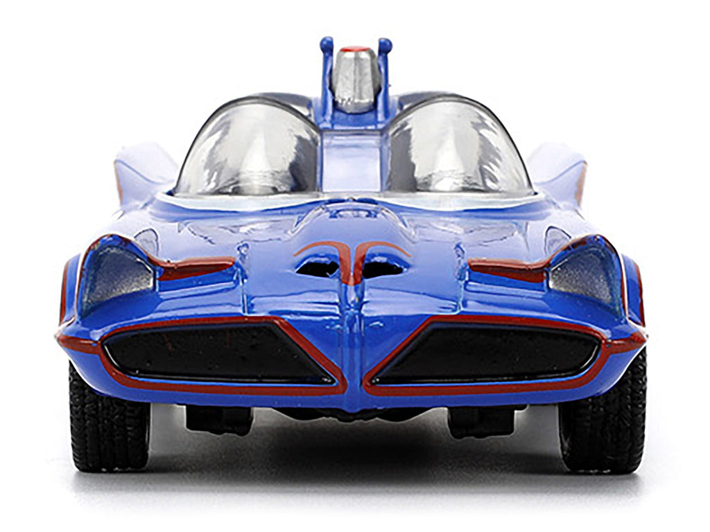 1966 Batmobile Blue 'Batman' (1966-1968) Classic TV Series 'Hollywood Rides' Series 1/32 Diecast Model Car by Jada