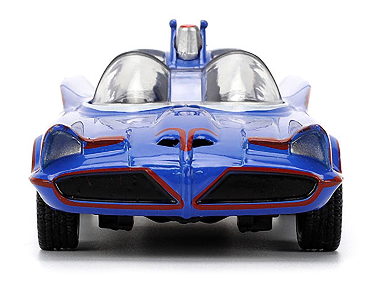 1966 Batmobile Blue 'Batman' (1966-1968) Classic TV Series 'Hollywood Rides' Series 1/32 Diecast Model Car by Jada