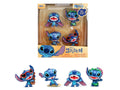 Set of 4 Diecast Figures 'Disney's Stitch' 'Metalfigs' Series Diecast Models by Jada