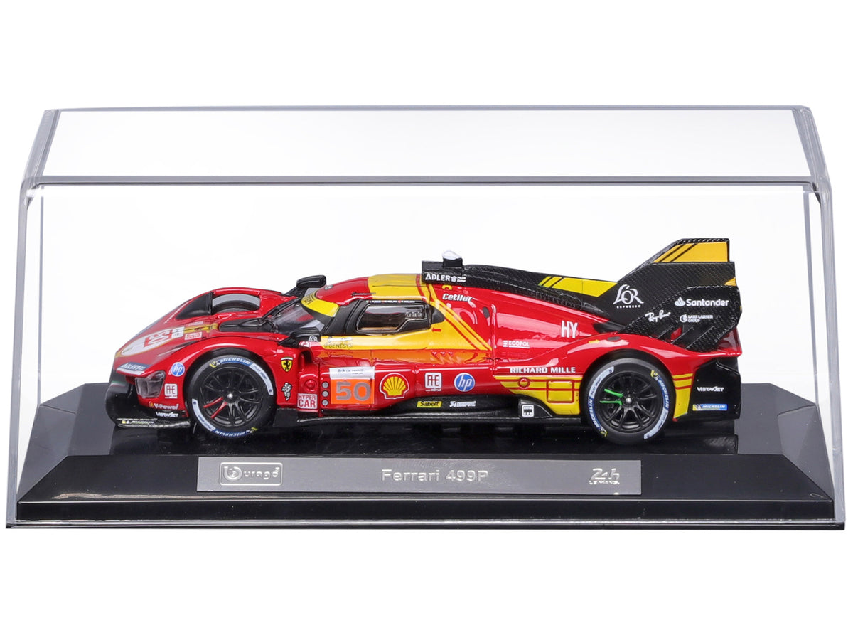Ferrari 499P #50 Antonio Fuoco - Miguel Molina - Nicklas Nielsen 'Ferrari AF Corse' Winner '24 Hours of Le Mans' (2024) 'Racing' Series 1/43 Diecast Model Car by Bburago