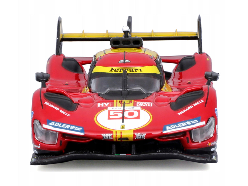 Ferrari 499P #50 Antonio Fuoco - Miguel Molina - Nicklas Nielsen 'Ferrari AF Corse' Winner '24 Hours of Le Mans' (2024) 'Racing' Series 1/43 Diecast Model Car by Bburago