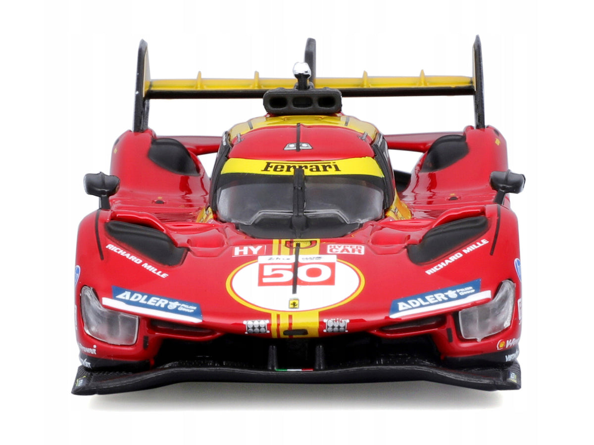Ferrari 499P #50 Antonio Fuoco - Miguel Molina - Nicklas Nielsen 'Ferrari AF Corse' Winner '24 Hours of Le Mans' (2024) 'Racing' Series 1/43 Diecast Model Car by Bburago
