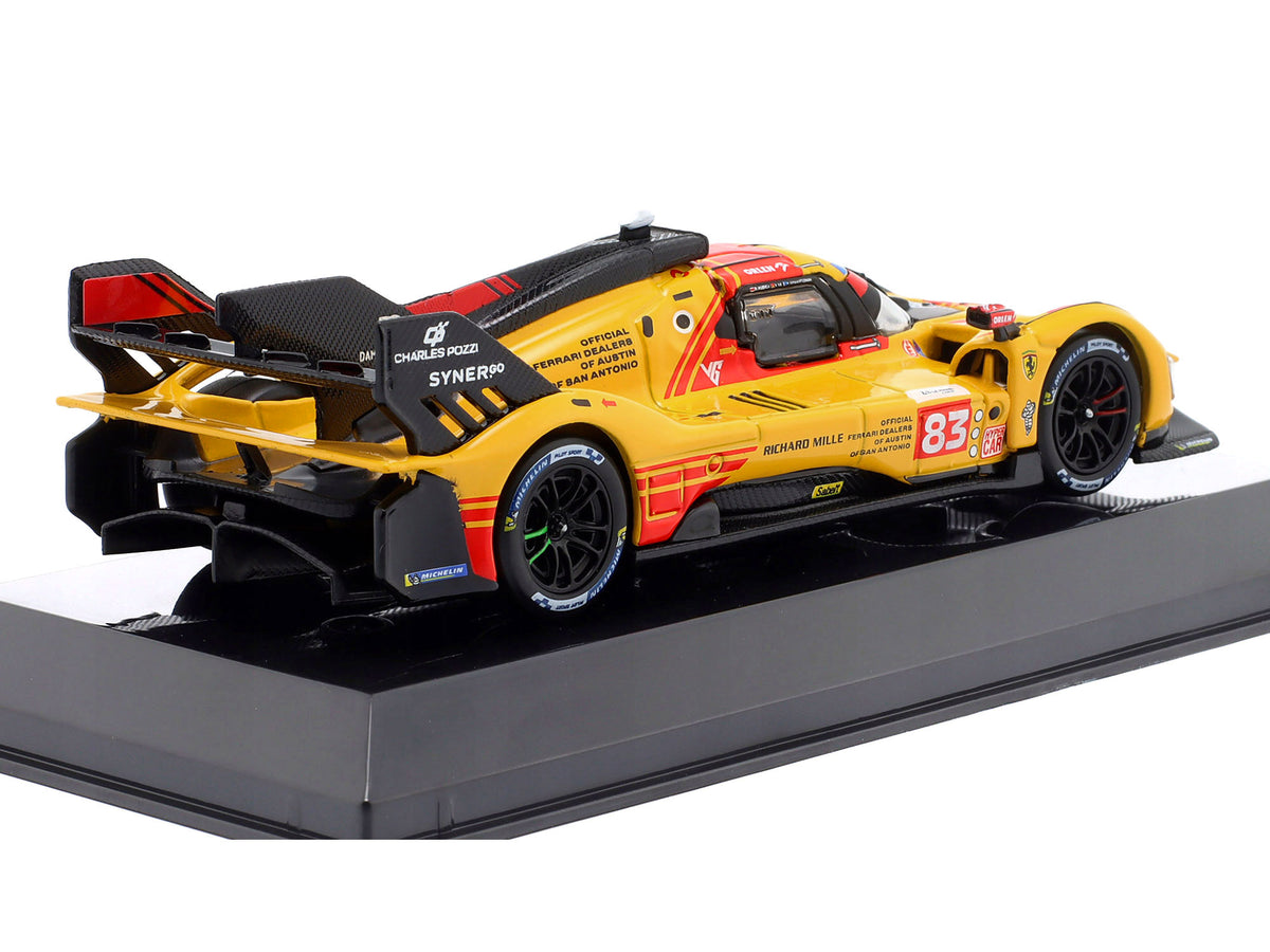 Ferrari 499P #83 Robert Kubica - Robert Shwartzman - Yifei Ye '24 Hours of Le Mans' (2024) 'Racing' Series 1/43 Diecast Model Car by Bburago