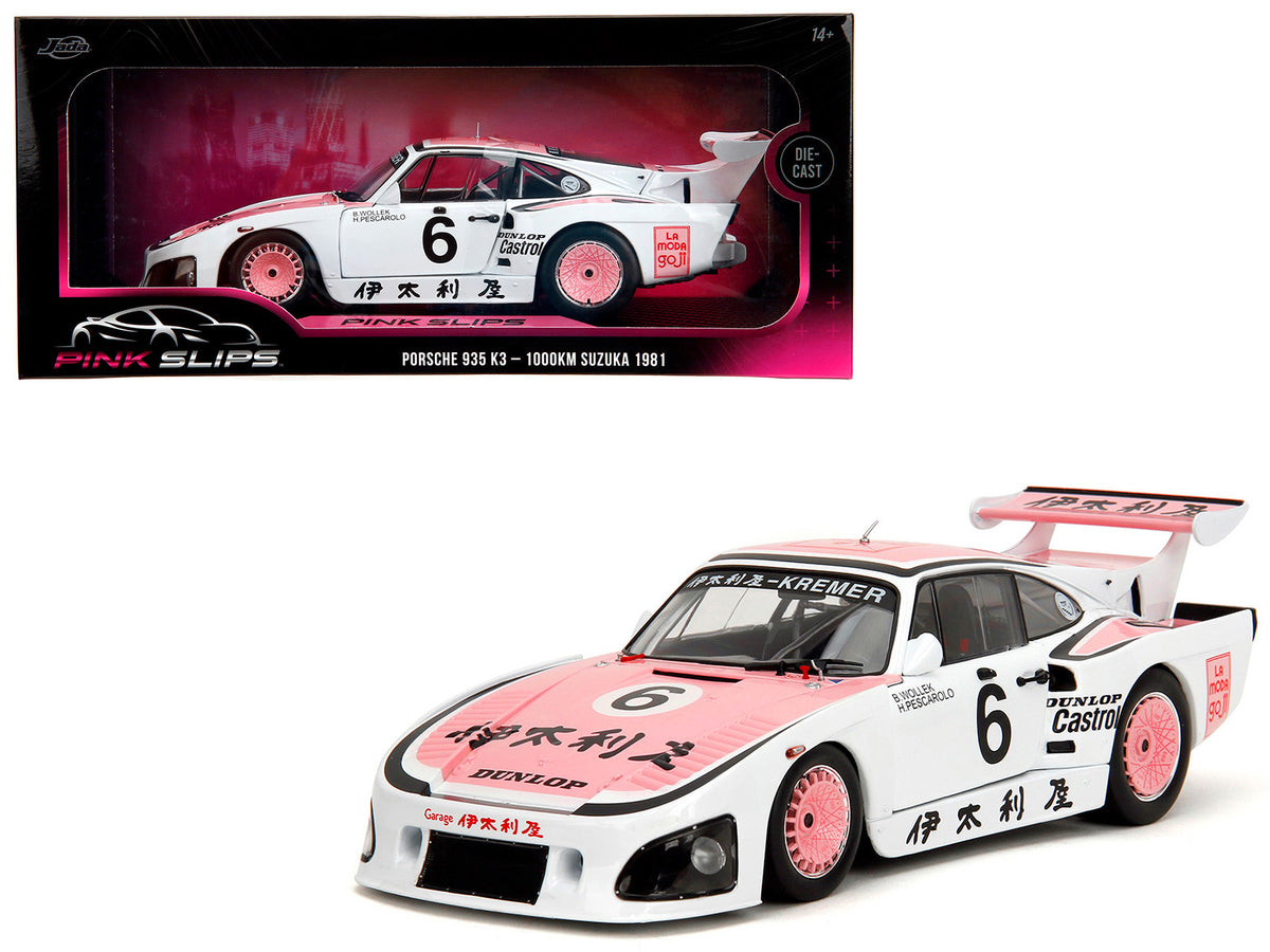 Porsche 935 K3 #6 Bob Wollek - Henri Pescarolo Winner 'Suzuka 1000KM' (1981) 'Pink Slips' Series 1/18 Diecast Model Car by Jada