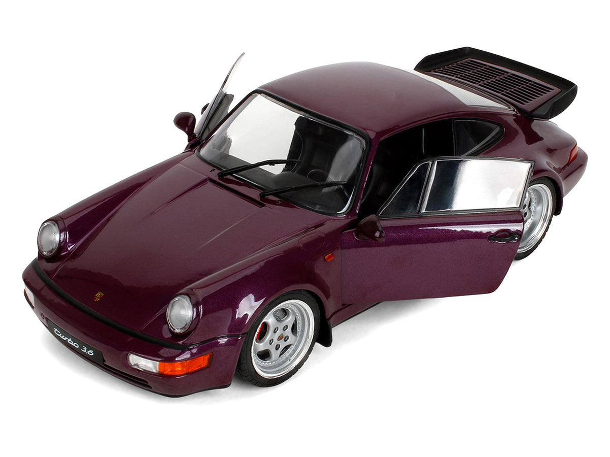 Porsche 911 3.6 Turbo Purple Metallic 'Pink Slips' Series 1/18 Diecast Model Car by Jada