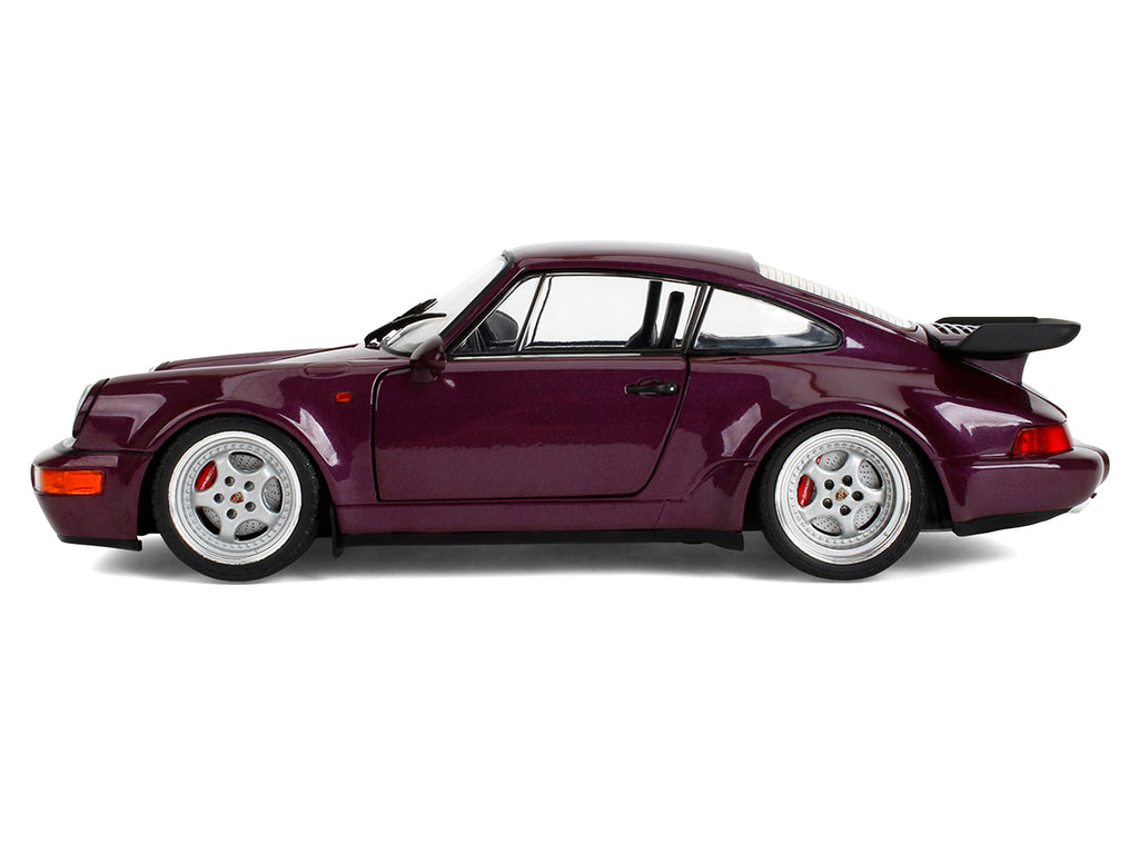 Porsche 911 3.6 Turbo Purple Metallic 'Pink Slips' Series 1/18 Diecast Model Car by Jada
