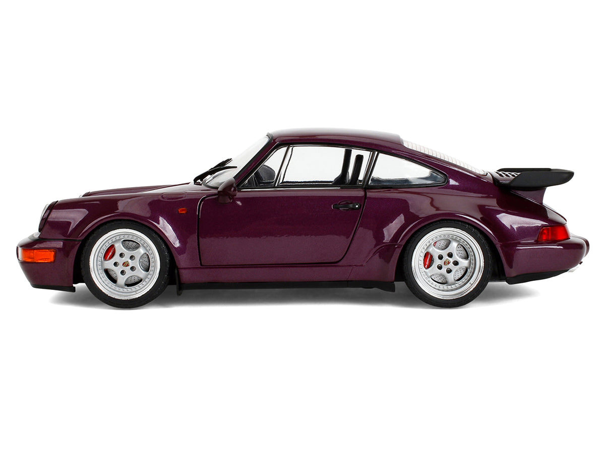Porsche 911 3.6 Turbo Purple Metallic 'Pink Slips' Series 1/18 Diecast Model Car by Jada