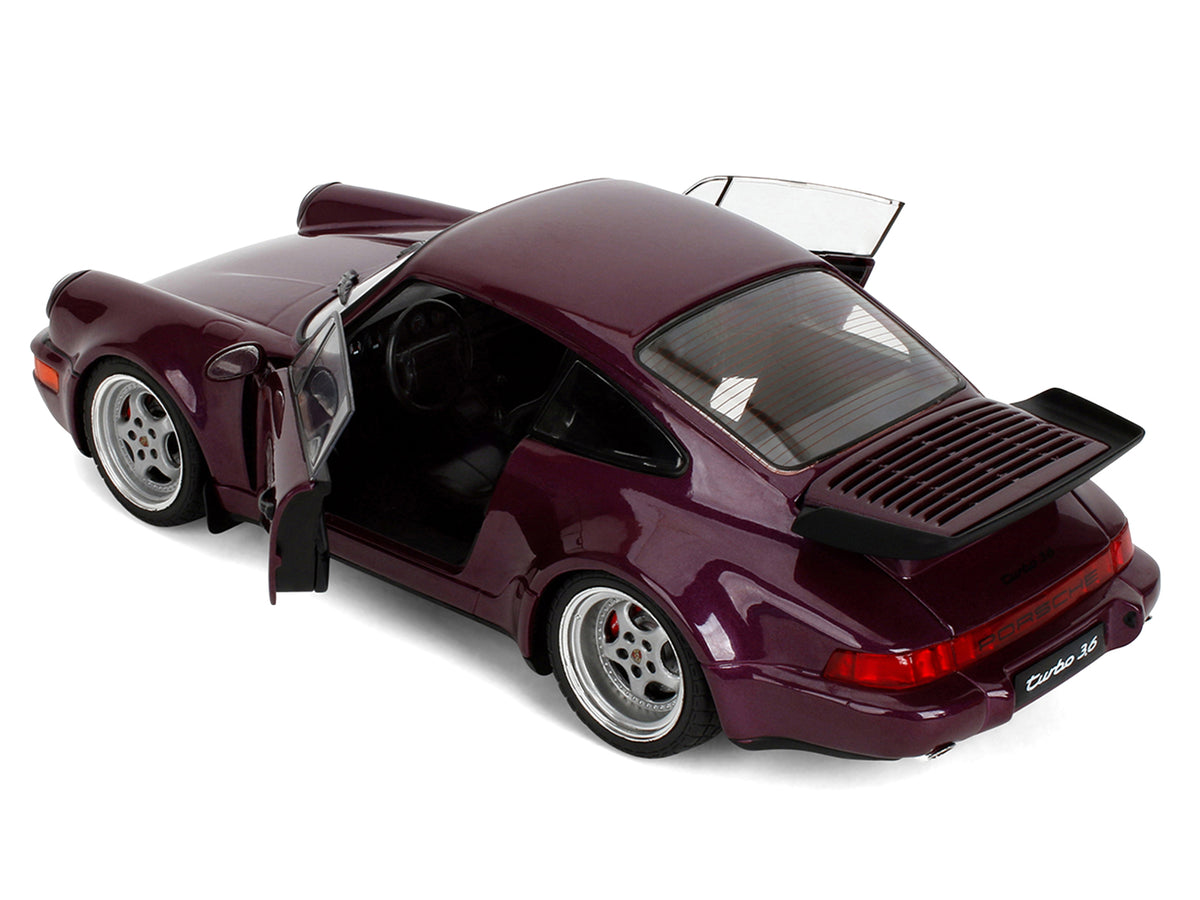 Porsche 911 3.6 Turbo Purple Metallic 'Pink Slips' Series 1/18 Diecast Model Car by Jada
