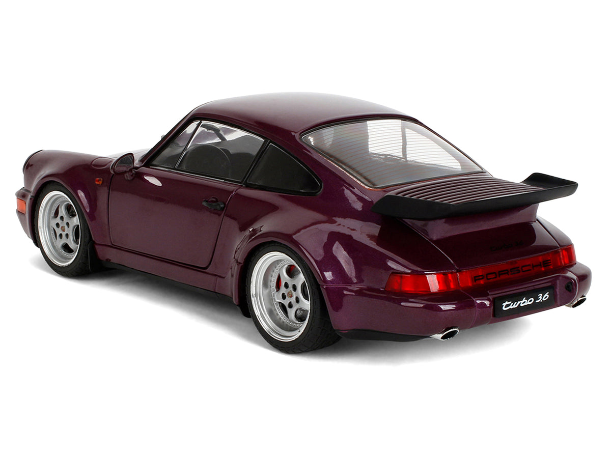 Porsche 911 3.6 Turbo Purple Metallic 'Pink Slips' Series 1/18 Diecast Model Car by Jada