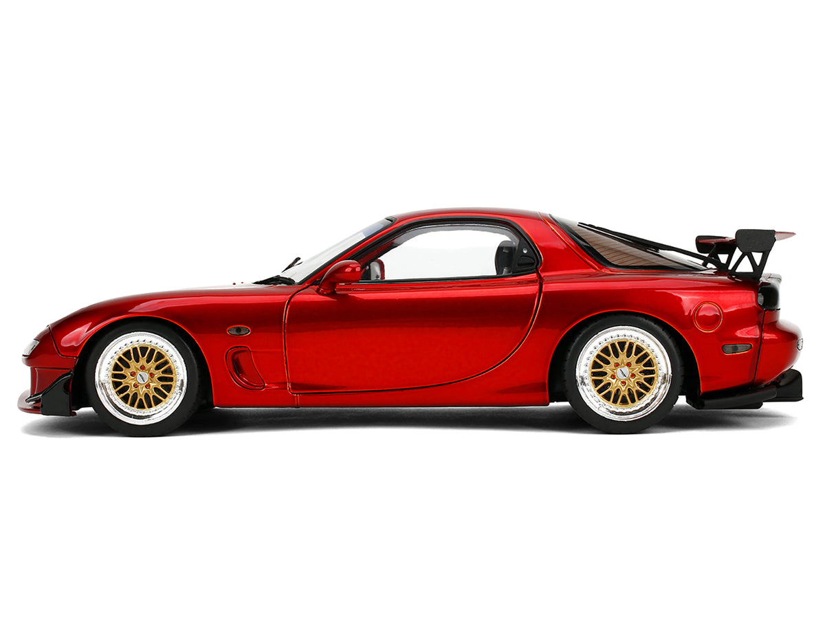 Mazda RX7 Type RS (FD3S) RHD (Right Hand Drive) Orange Metallic 'Pink Slips' Series 1/18 Diecast Model Car by Jada