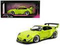 RWB Body Kit 'Genki' Lime Green 'Pink Slips' Series 1/18 Diecast Model Car by Jada
