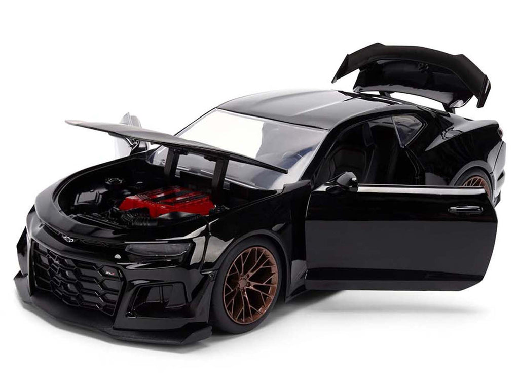 2024 Chevrolet Camaro ZL1 1LE Black 'Fast X' (2023) Movie 'Fast & Furious 25th Anniversary' Series 1/24 Diecast Model Car by Jada