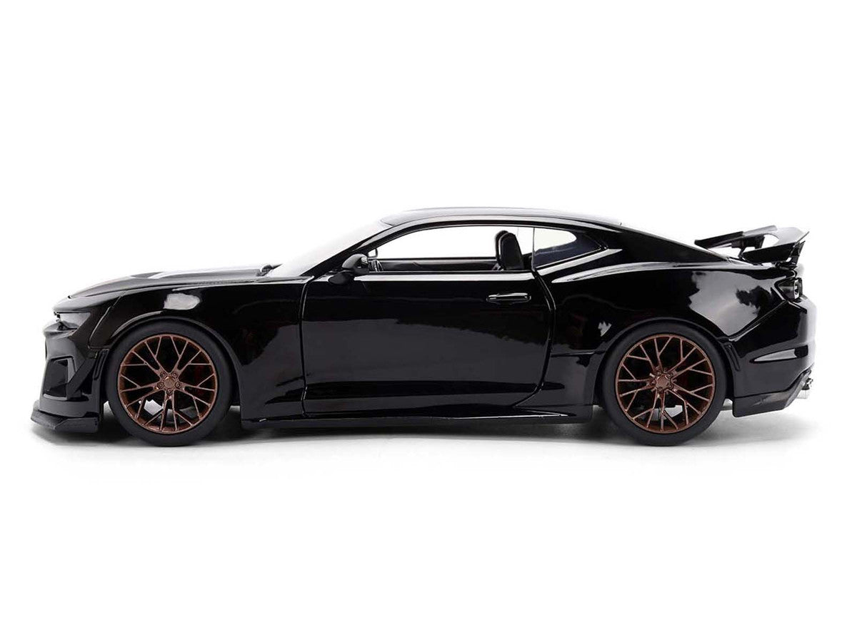 2024 Chevrolet Camaro ZL1 1LE Black 'Fast X' (2023) Movie 'Fast & Furious 25th Anniversary' Series 1/24 Diecast Model Car by Jada